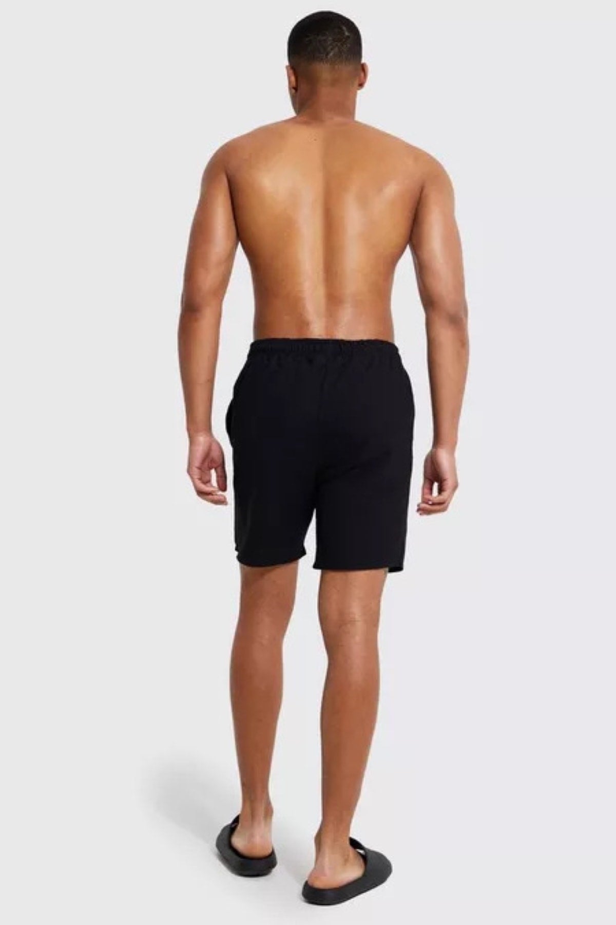 Lined Beach Shorts Black