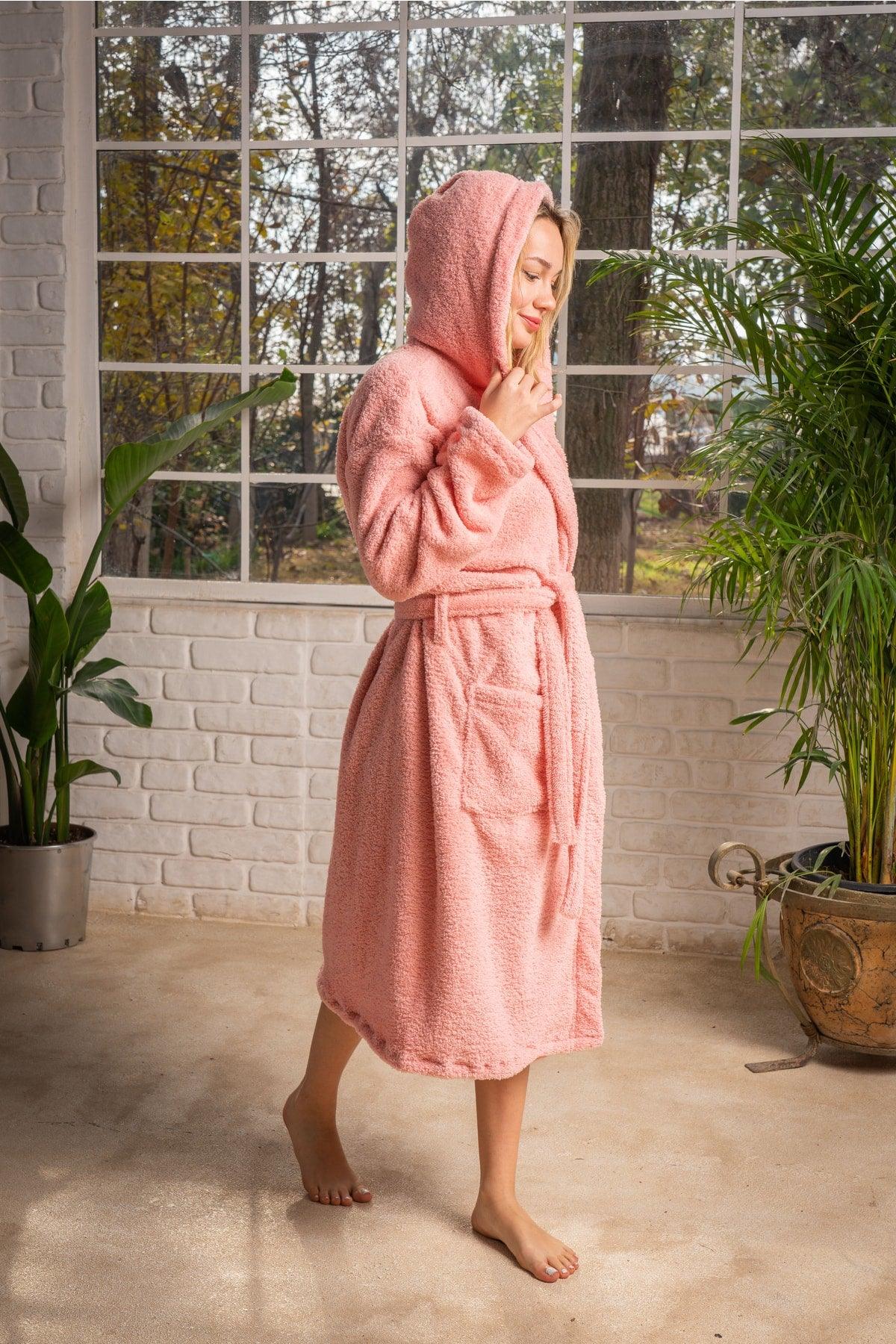 Welsoft Hooded Unisex Powder Bathrobe & Dressing Gown - Swordslife