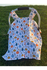 Run Baby Muslin Fabric Push-Up Stroller Cover (BALKABAK) 75x100cm