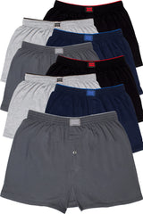 8 Opportunity Items! Men's Combed Cotton Towel Waist Boxer Mixed Color