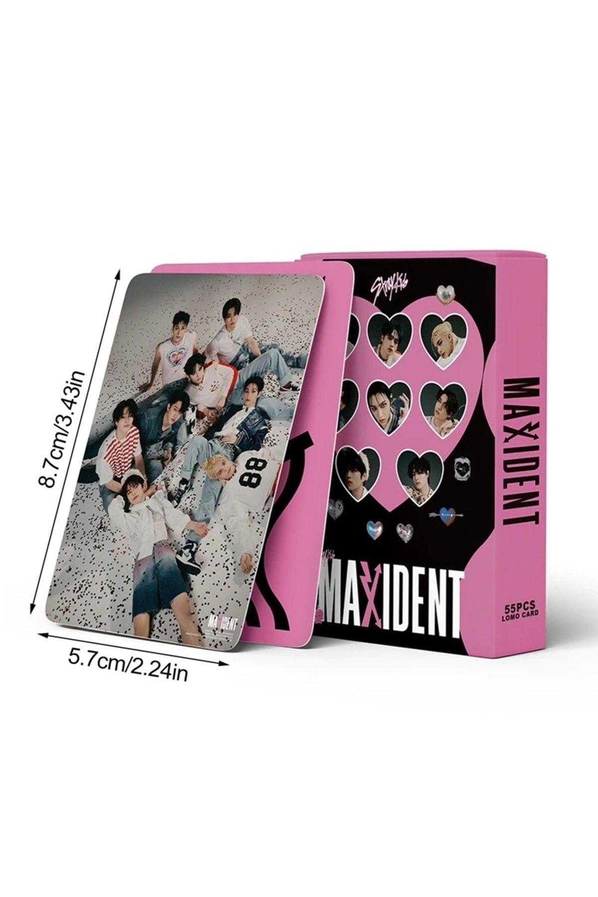 Stray Kids '' Maxident '' Double Direction Printed Lomo Card Set - Swordslife