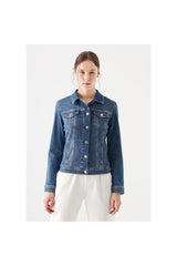 Women's Daisy 90 S Sanded Jean Jacket 1113632061 - Swordslife