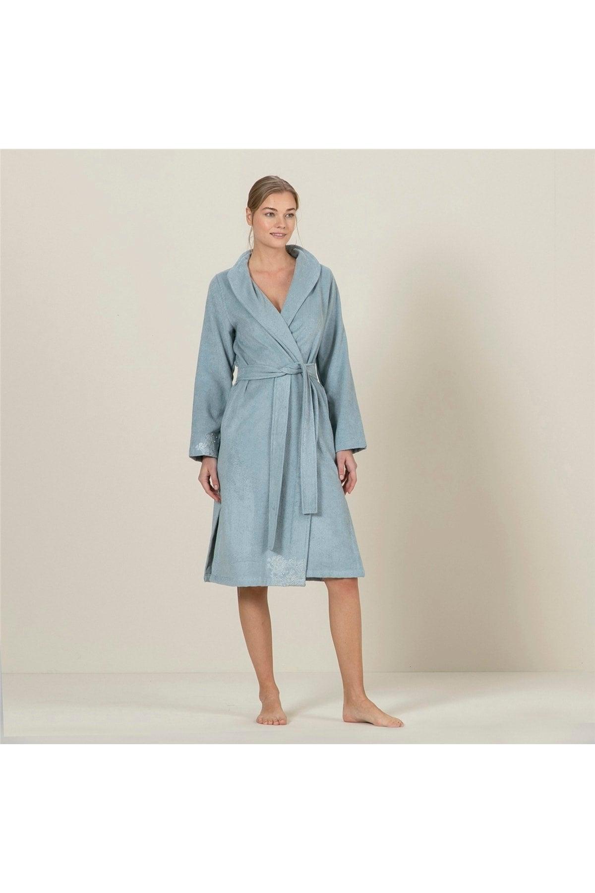 Debby Women's Bathrobe Aqua - Swordslife