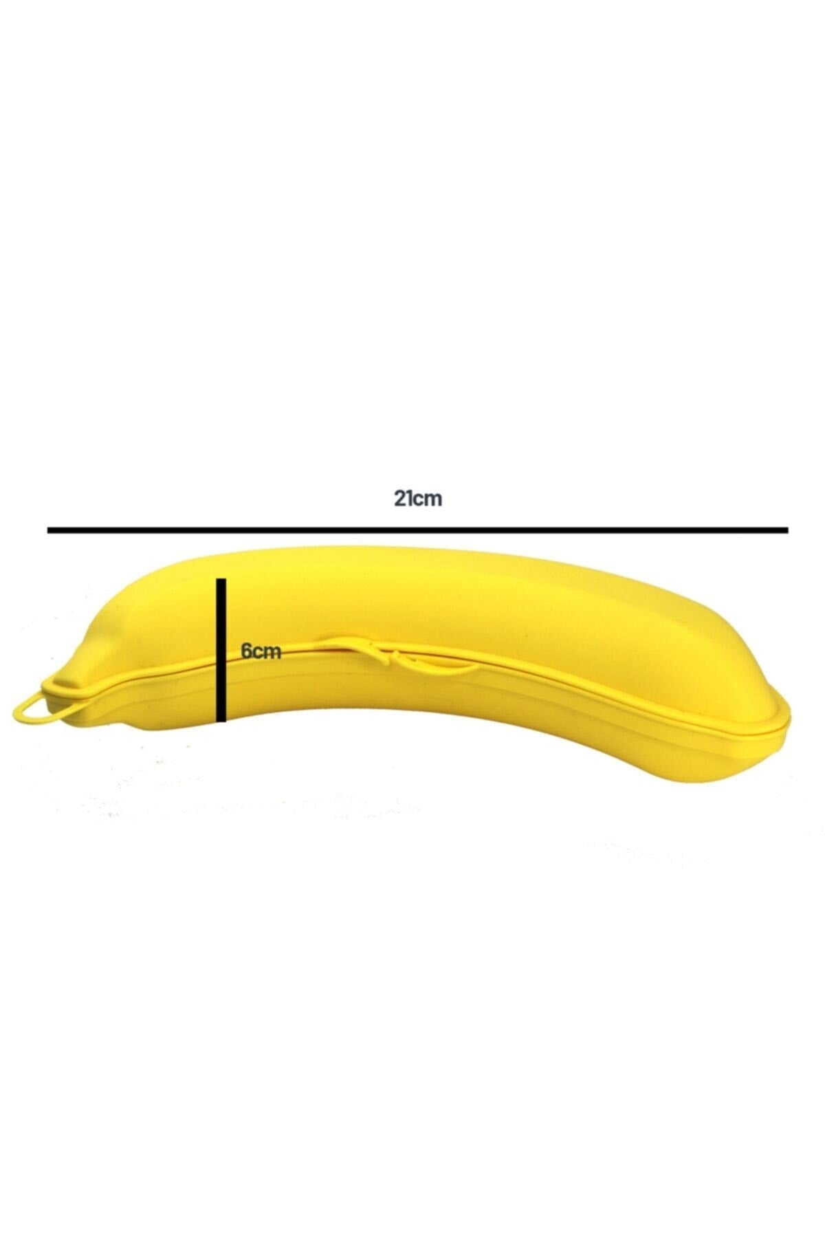 2-Piece Banana Shaped 500ml Storage Container Nutrition Container Storage Box