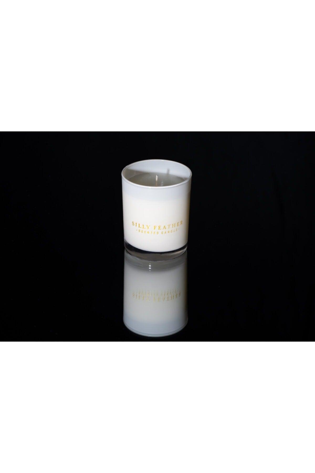 White Jasmine Natural Glass Candle - Swordslife