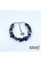 Natural Stone Sodalite Women's Bracelet - Broken Natural Stone - Gift Bracelet - Swordslife