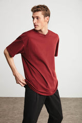 Jett Oversize Claret Red T-shirt