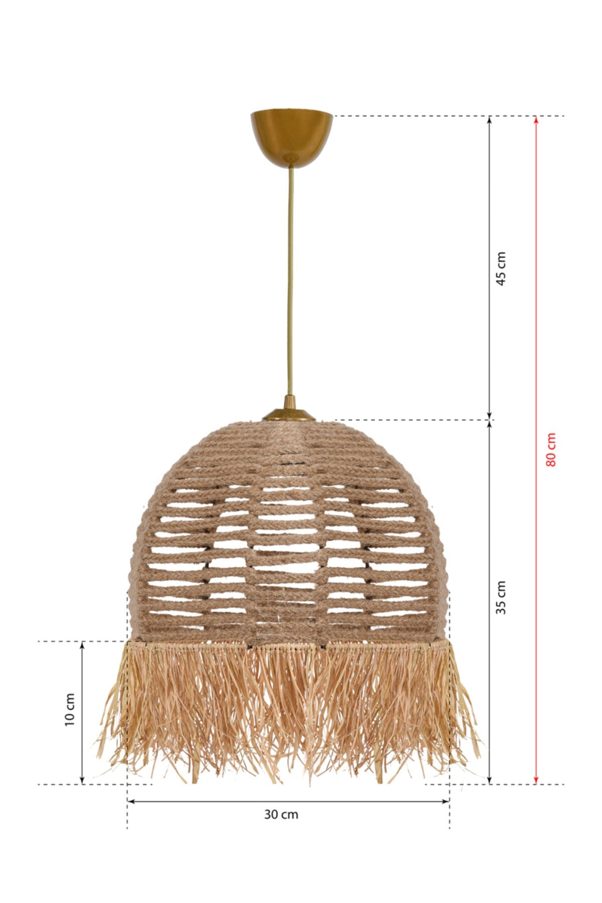 Delacorde Handmade Chandelier Jute Hnmd-42