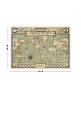 Fantastic Beasts Mappa Mundi Wall Covering Rug 140 X 100 Cm-70x100 Cm - Swordslife