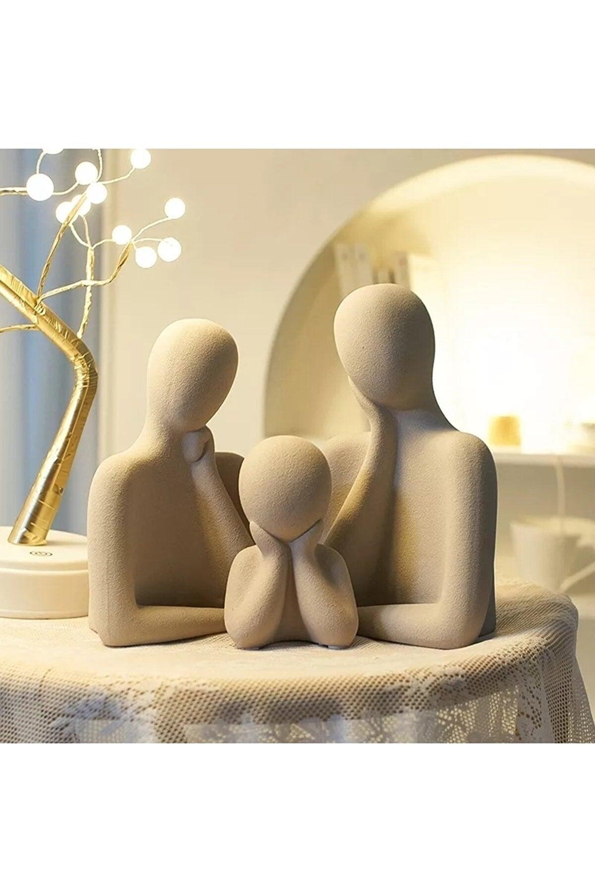 Triple Family Decorative Sculpture Object Trinket Set of 3 - Swordslife