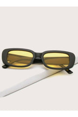Unisex Vintage Sunglasses Yellow Color