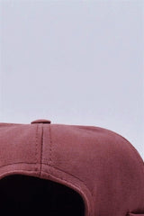 Claret Red 100% Cotton Cap Docker Hat