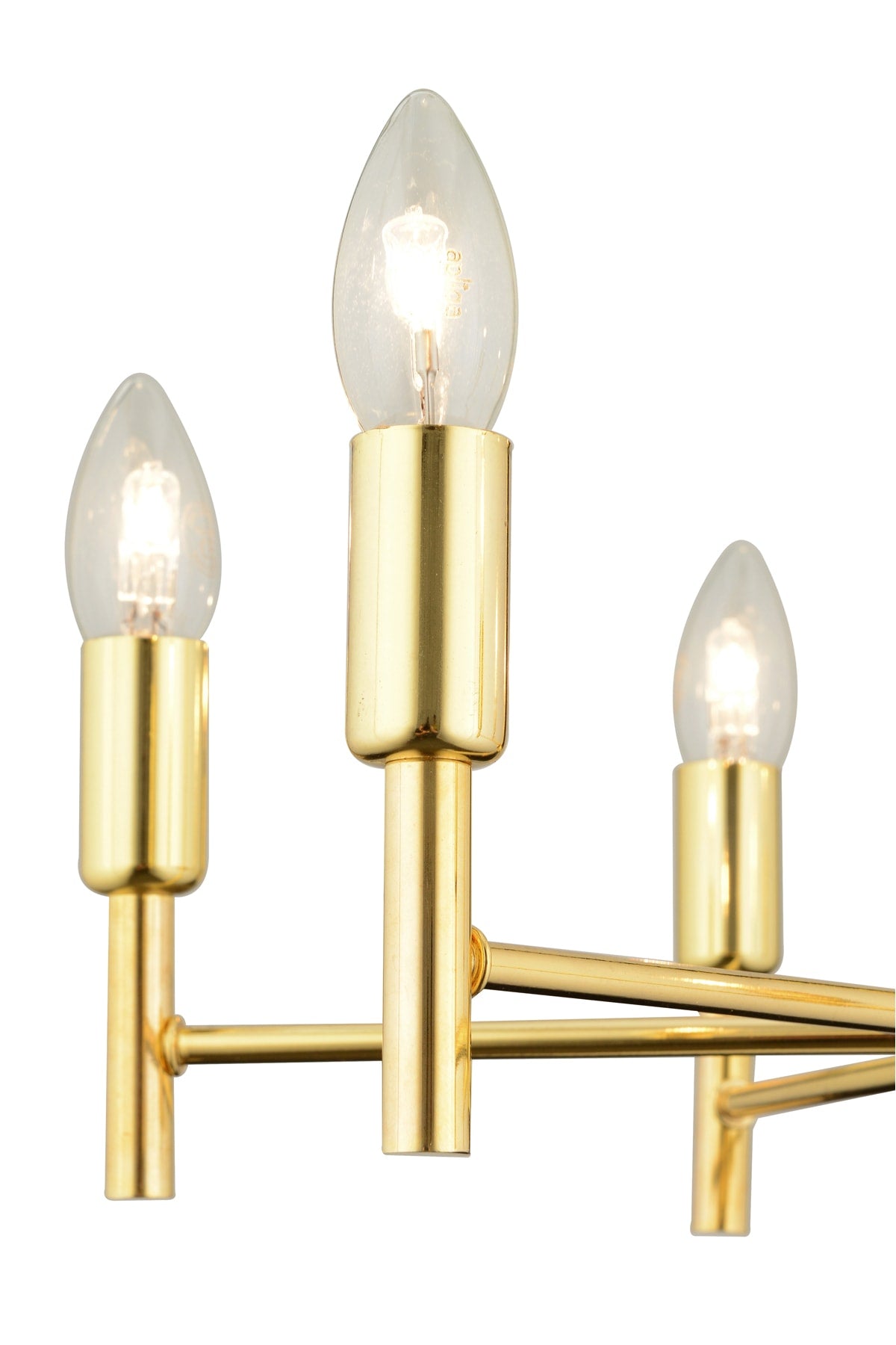 Vaneo 6-Piece Gold Modern Young Room Kitchen Living Room Chandelier