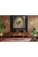Modern Luxury Gold Geometric Abstract Decorative Canvas Painting - Voov1934 - Swordslife