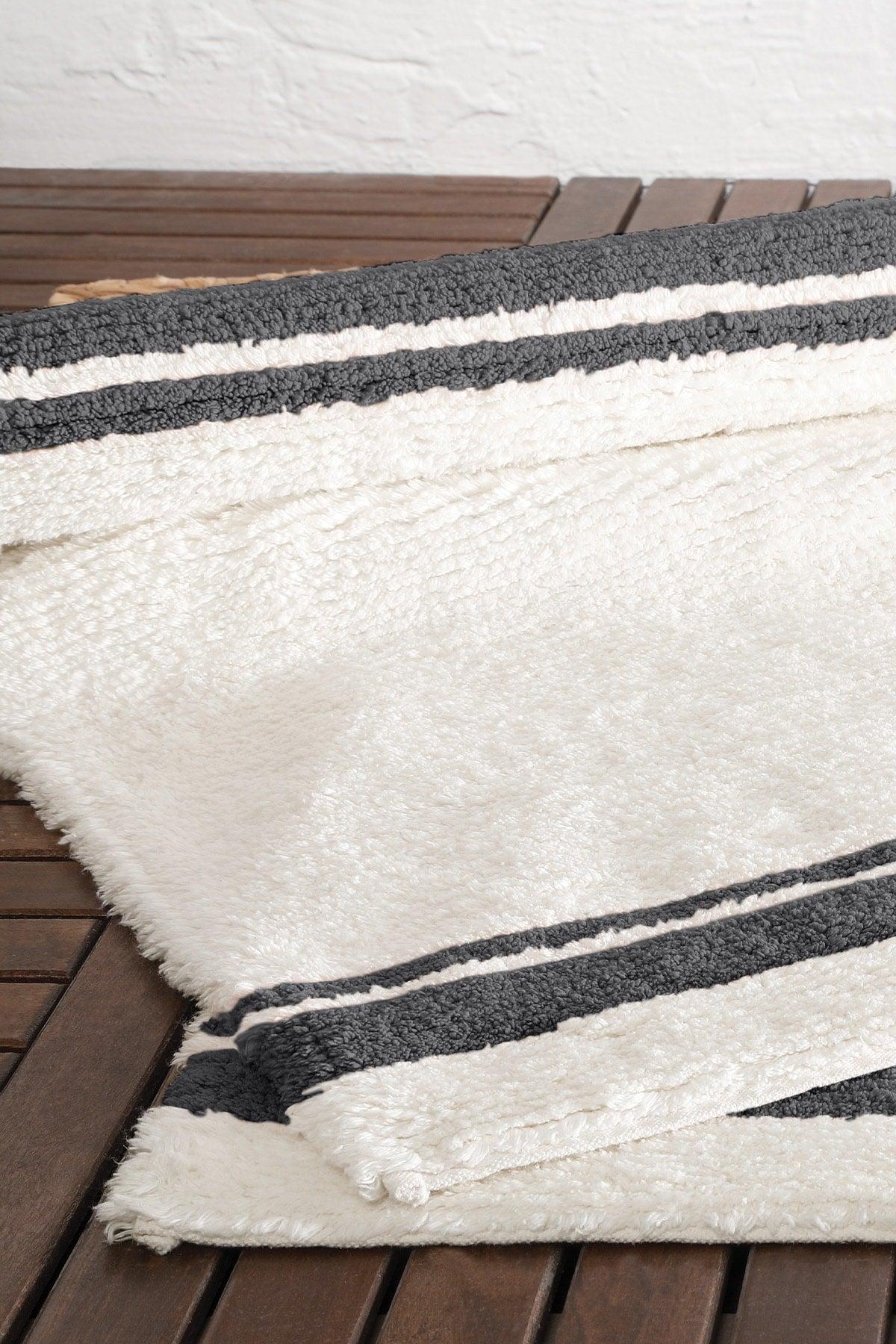 Levi Bath Mat Set - Anthracite - Swordslife