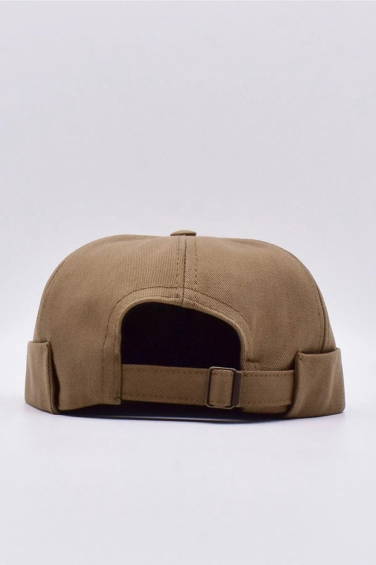 Brown 100% Cotton Cap Docker Hat