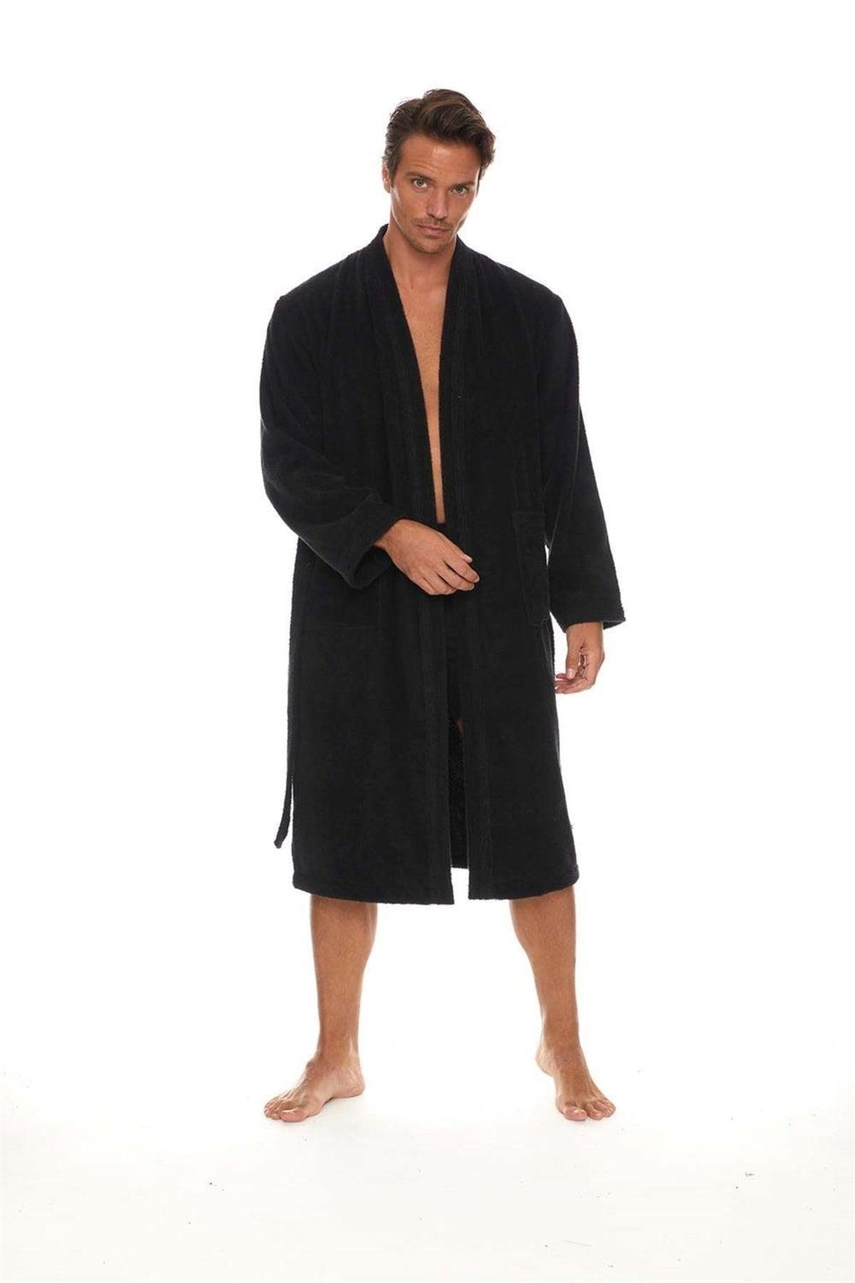 100% Organic Cotton Kimono Extra Soft Men's Bathrobe - Swordslife