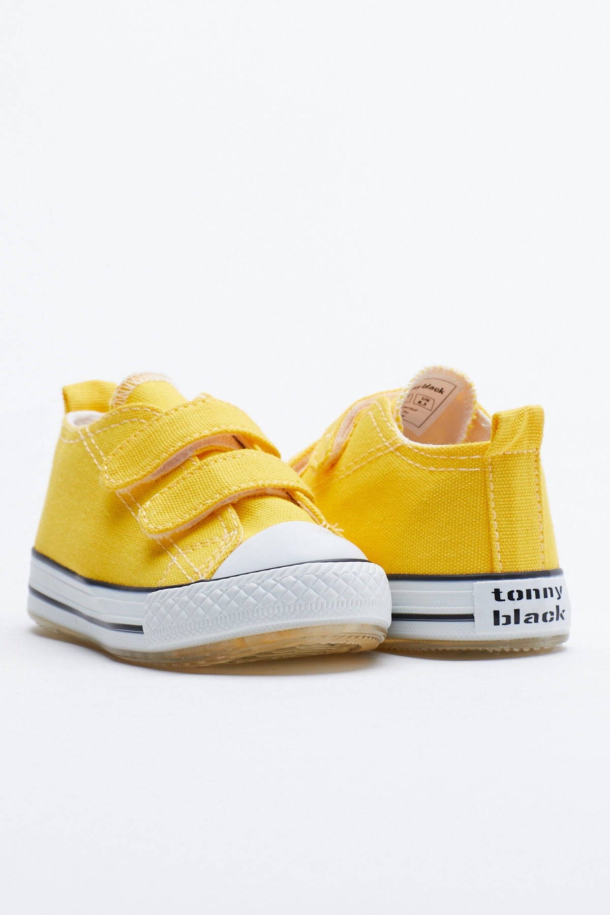 Kids Unisex Yellow Sneakers Light Velcro Tb997