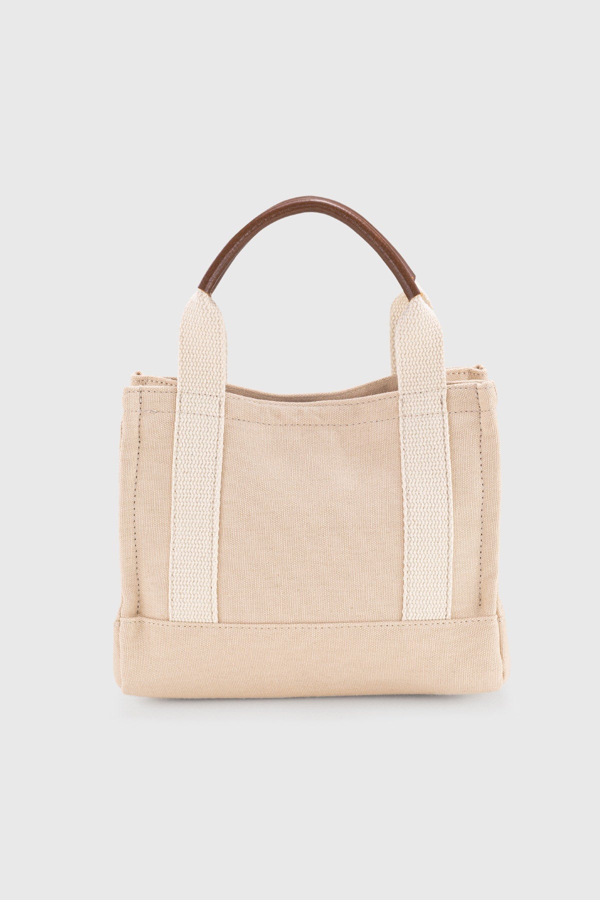 Women's Cream Canvas Tote Bag 232