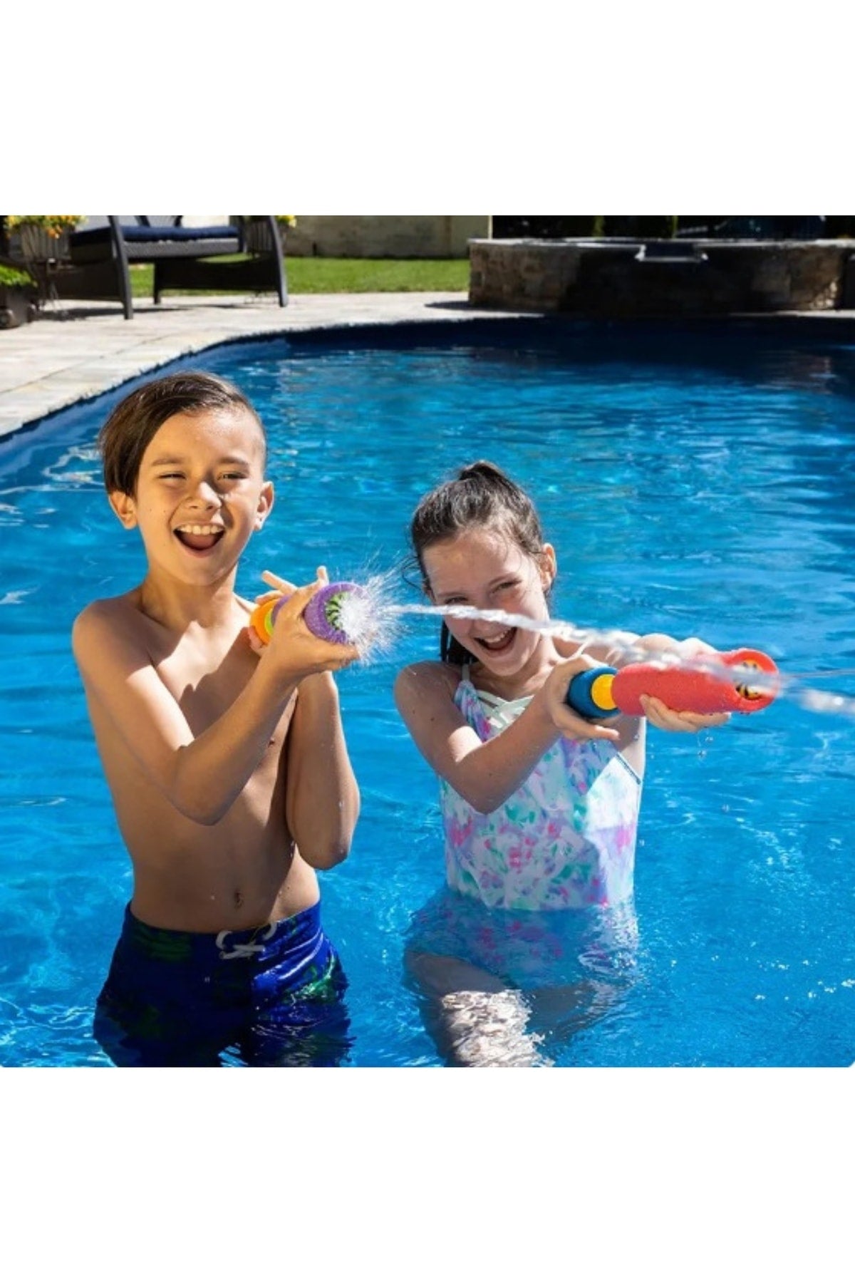 Pool Toy Foam Water Gun Water Pump With Sponge Pump 1 Piece