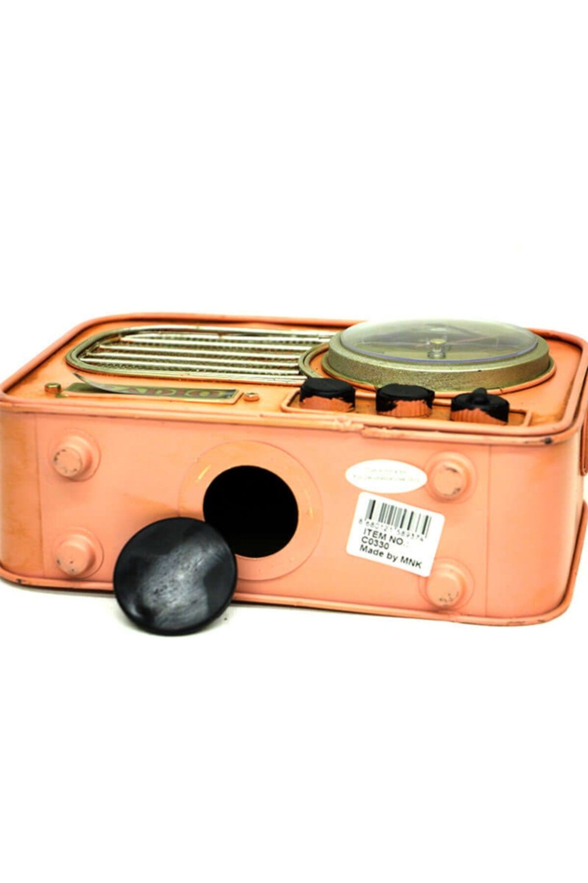 Decorative Radio Clock Piggy Bank