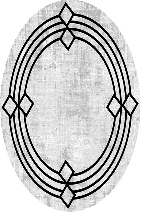Punto Non-Slip Dot Base Washable Non-Slip (100x100) Round Bath Mat And Bathroom Rug - Swordslife