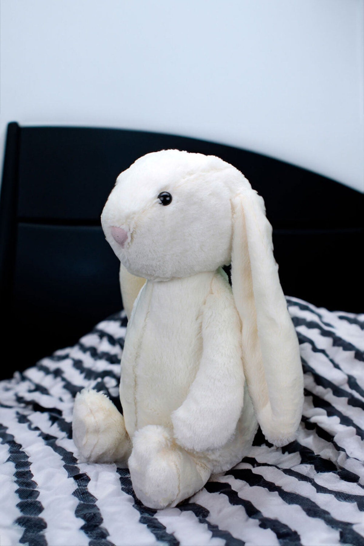 Furry Rabbit Plush 50cm Ecru