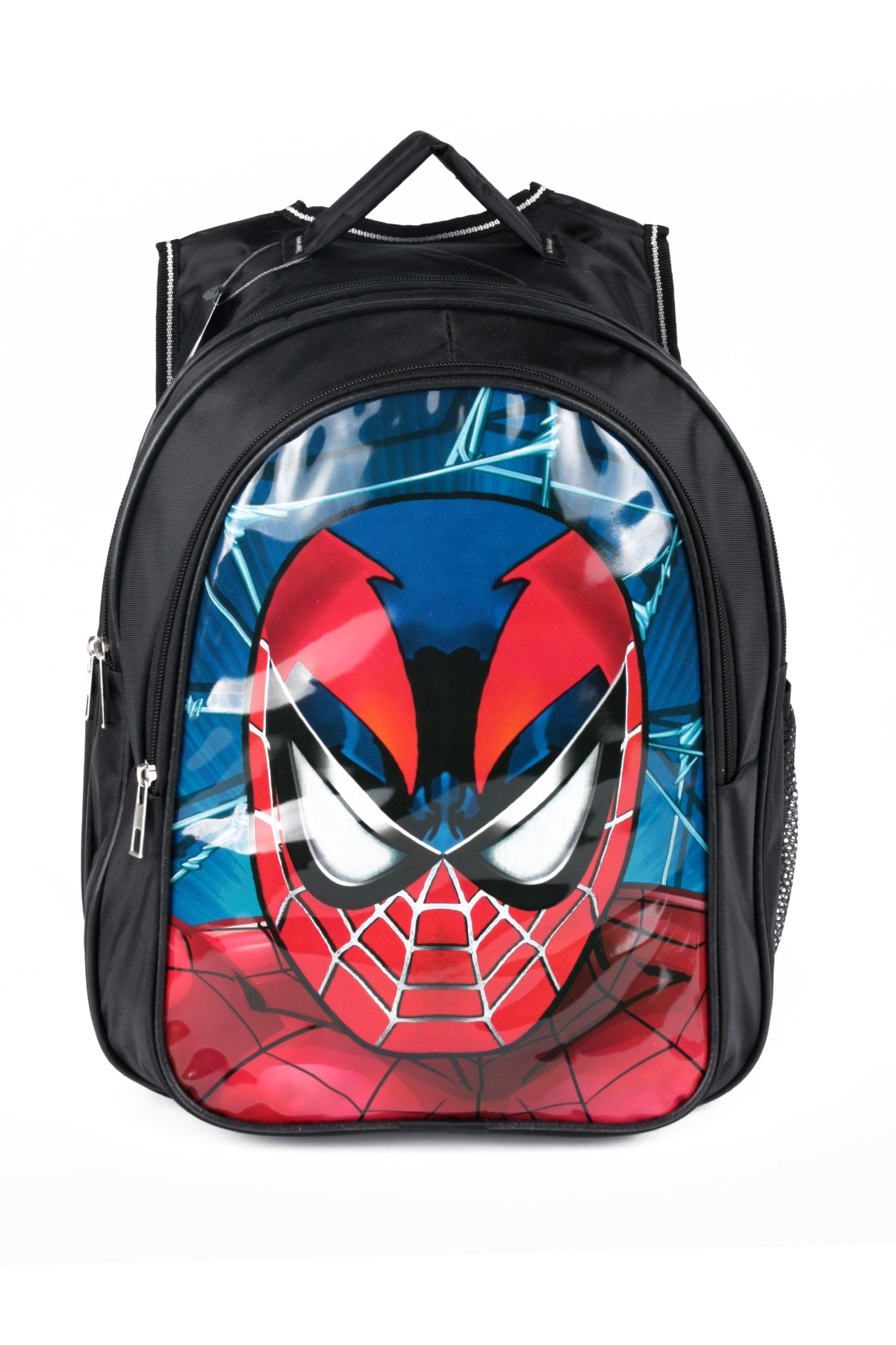 Backpack Set Middle School Primary School 3 Pocket Padded Spider Head Black