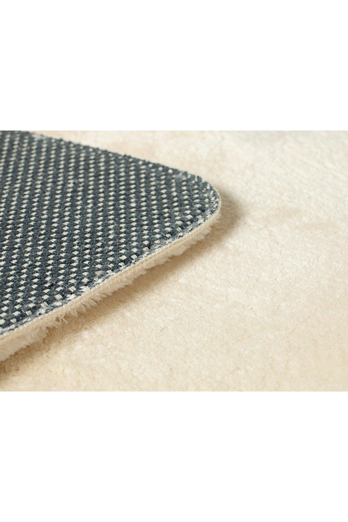 Poffy 2 Pcs Bath Mat Set 60x100 - 50x60 Cm Ecru - Swordslife