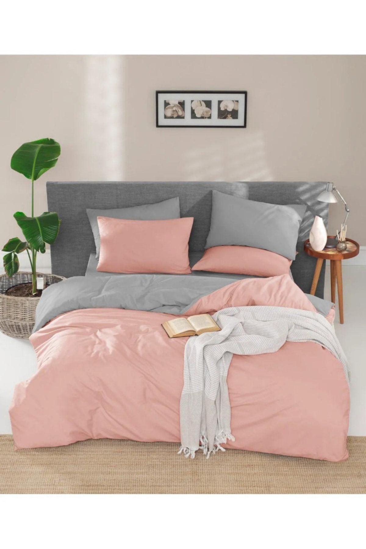 Basic Exotic Salmon Double Duvet Cover Set 200x220 Cm Salmon Tyc007823067812023777 - Swordslife