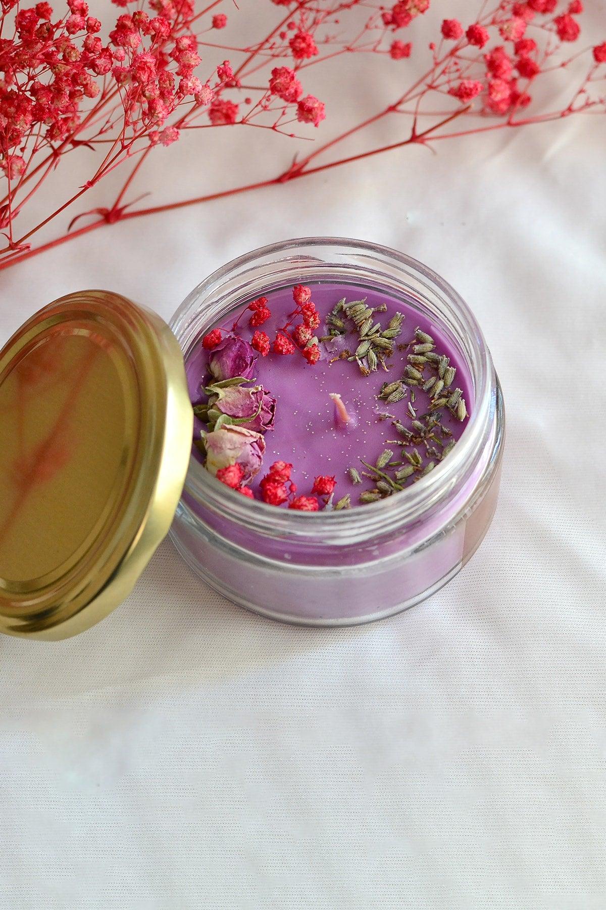 Therapy and Chakra Candle , Sandalwood Scented Soy Candle , Gift , Meditation Candle - Swordslife