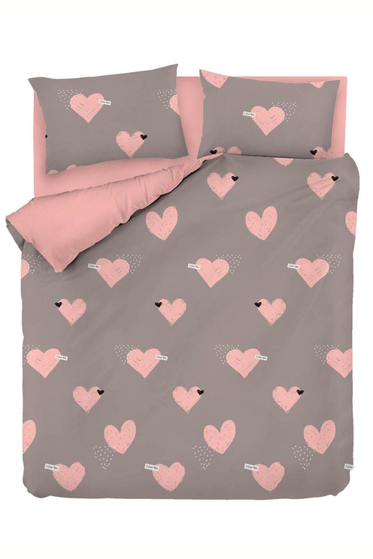 100% Natural Cotton Double Duvet Cover Set Jana Gülkurusu - Swordslife