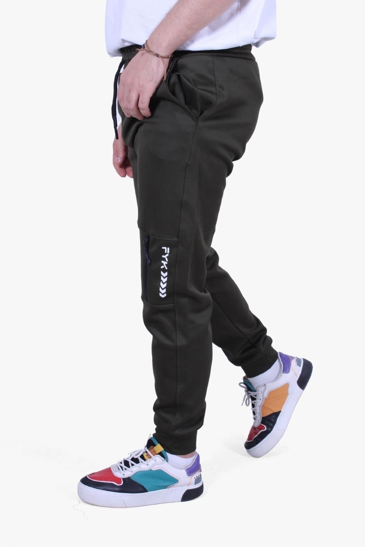 SML-XL-XXL TEXT PRINTED SLIM FIT MEN'S Sweatpants