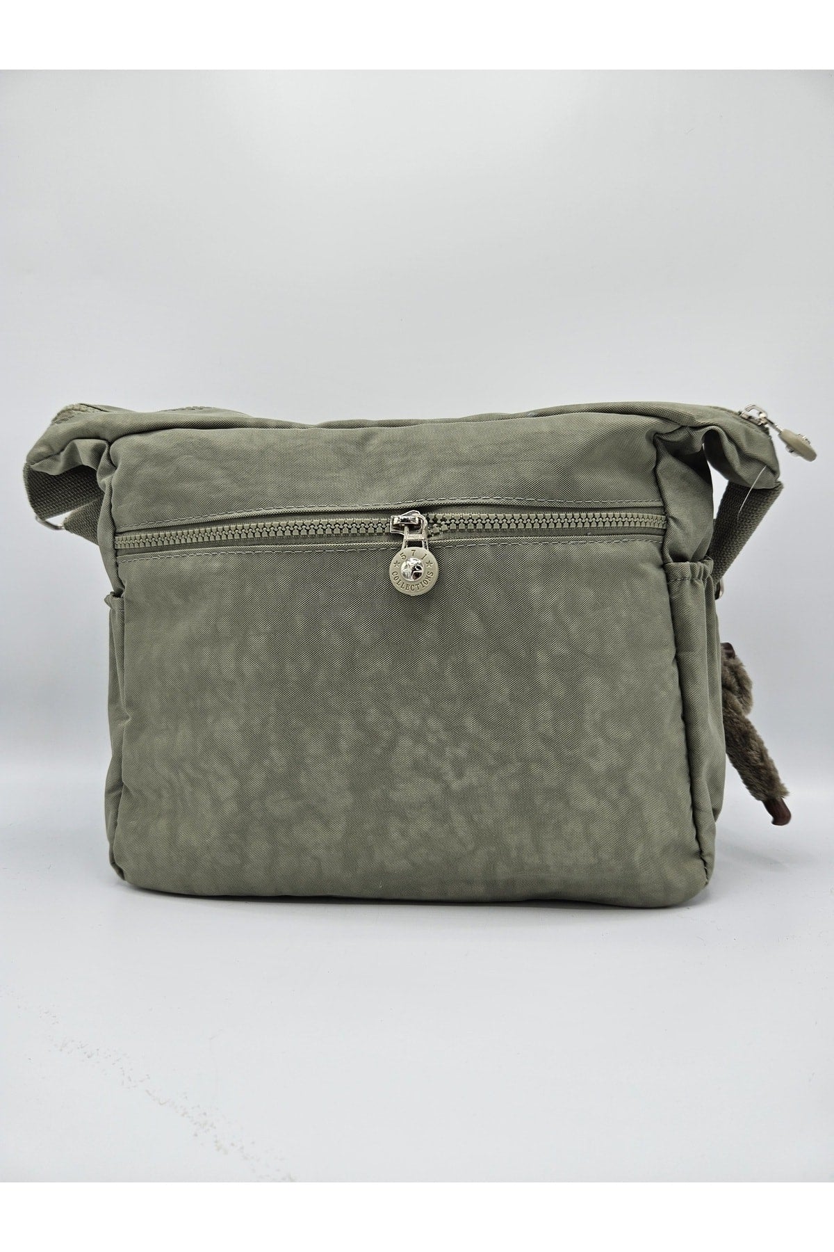 Cream Waterproof Multi Pocket Crossbody Bag & Messenger Bag & Shoulder Bag & School Bag Unisex