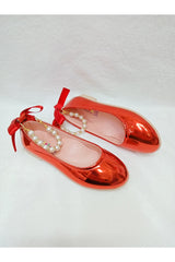 Girl's Pearl Orthopedic Flats
