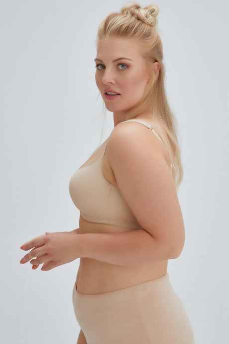 Ten Angel Empty Cup Single Bra With Gathering Ears - Swordslife