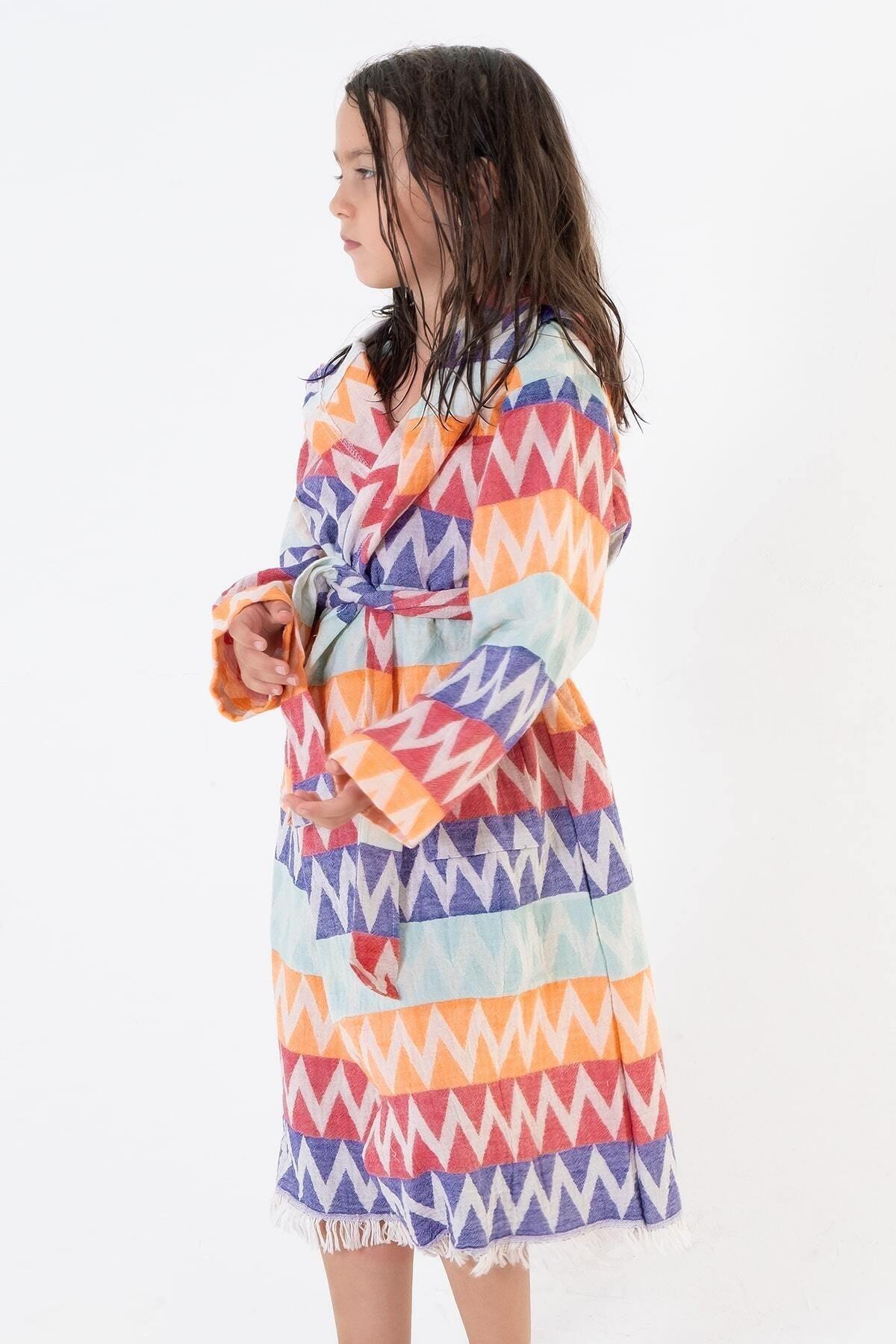 Child Loincloth Zigzag Bathrobe - Swordslife