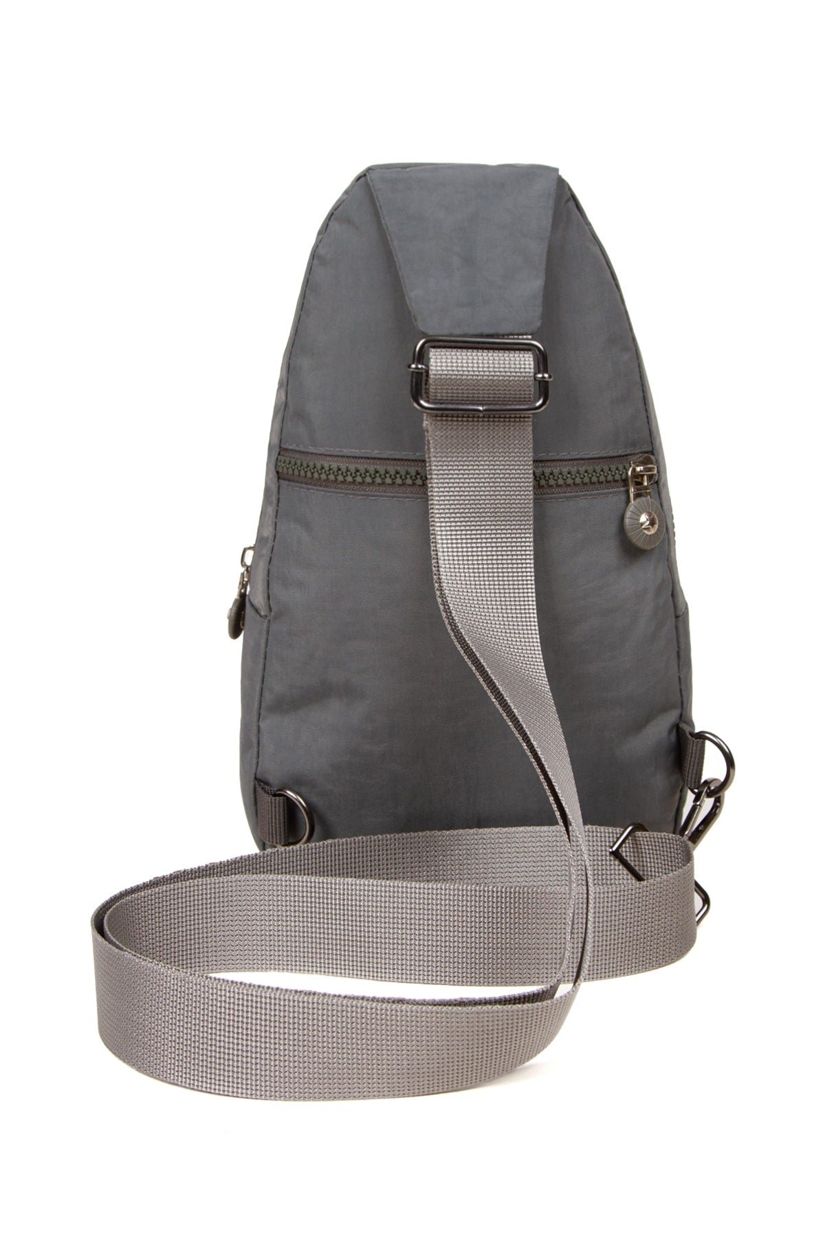 Unisex Crinkle Waterproof Bag, Crossbody Shoulder And Chest Bag, Bodybag, Gray Color