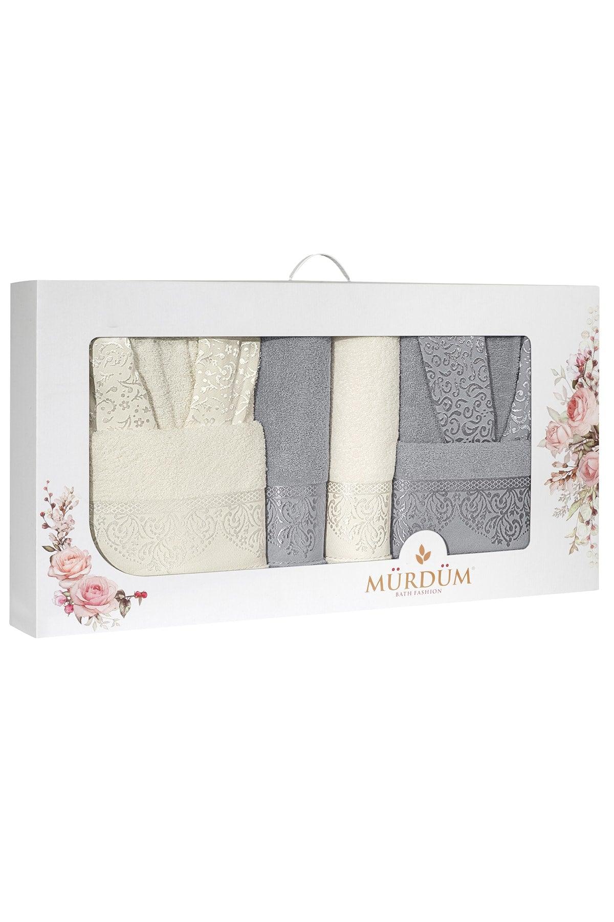 10 Piece Boxed Jacquard Patterned Bathrobe Set | Bathrobe Set | Dowry set - Swordslife