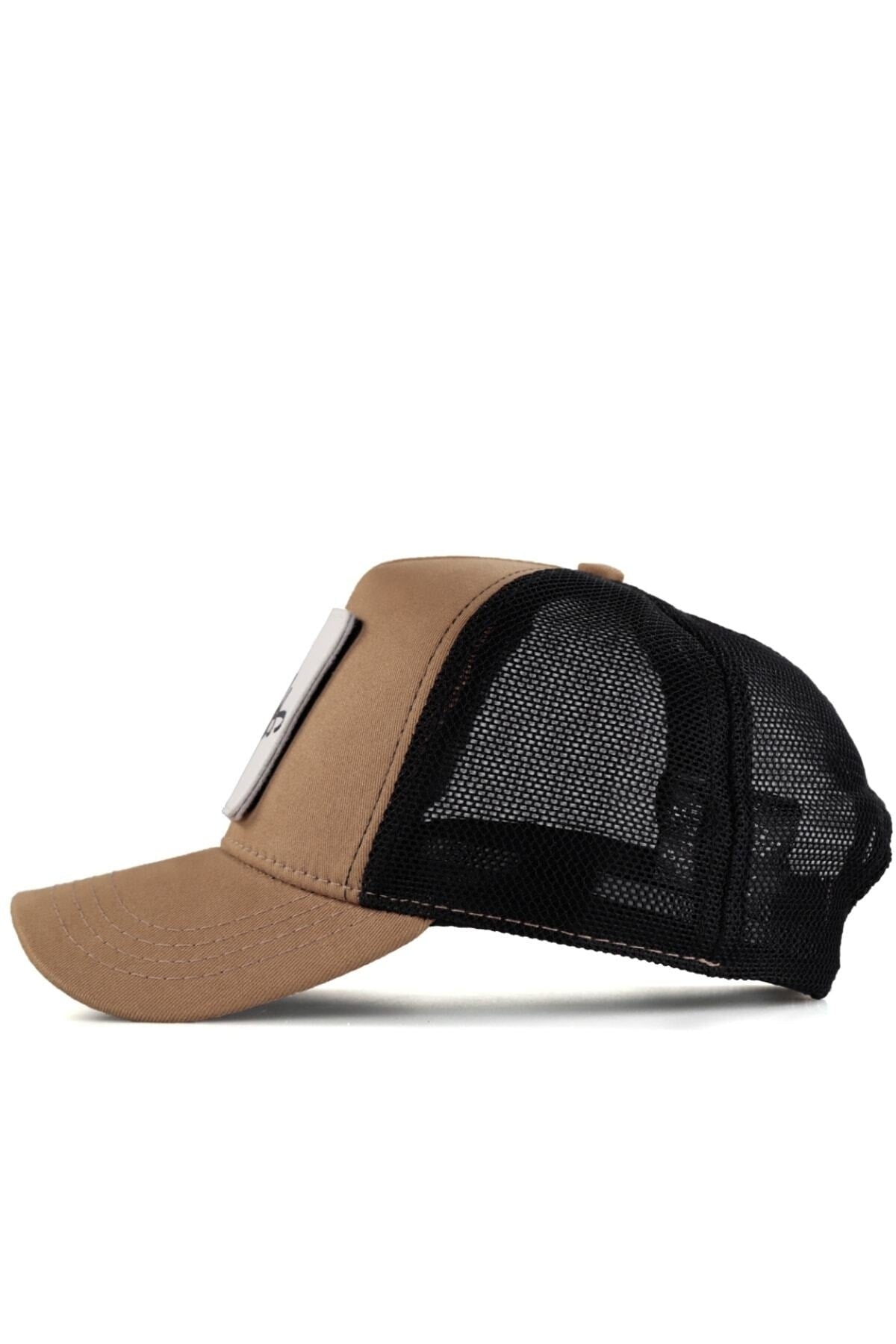 V1 Trucker Duckside - Unisex Mink-Black Hat (Cap) with 11 Code Logo