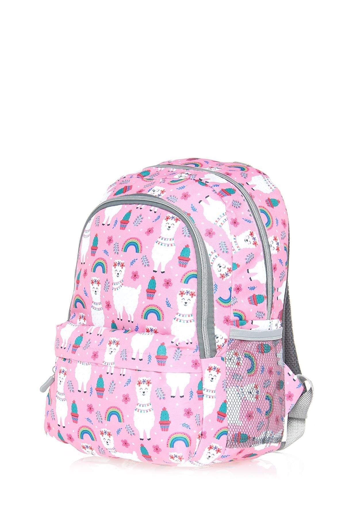 Triple School Bag Set Wcan6000.503 Pink Llama