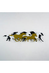 3d Horse Herd Metal Wall Decor , Metal Wall Decor - Swordslife