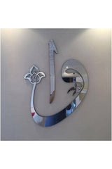 3d Vav Elif Silver Mirror Plexi Wall Panel - Swordslife