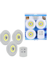 3 Remote Controlled Adhesive Wireless Led