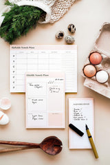 3-Piece Desktop Meal Planner Set