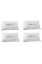 4 Pieces Quilted Zippered Pillow Protector Mattress 50x70 Cm - Swordslife