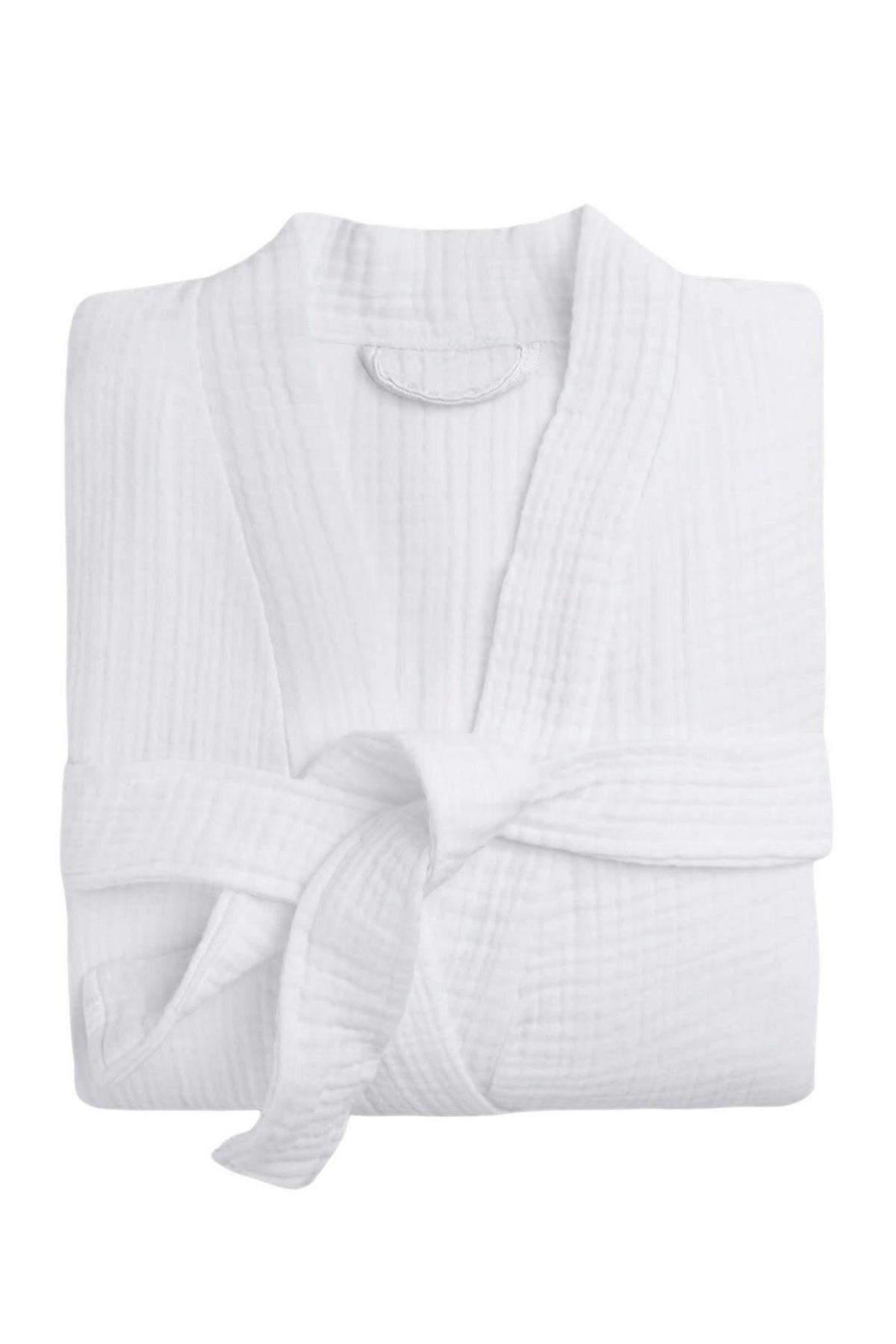 4 Layer Muslin Unisex Bathrobe Dressing Gown