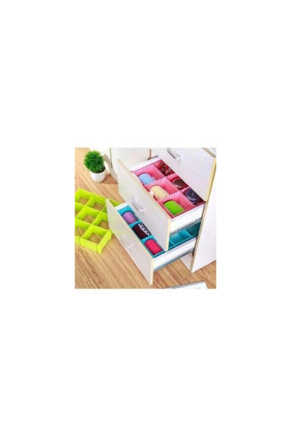 4 Pcs Plastic Drawer Organizer Drawer Organizer - Swordslife