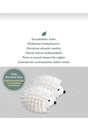 4 Pcs Hedgehog Drying Ball White