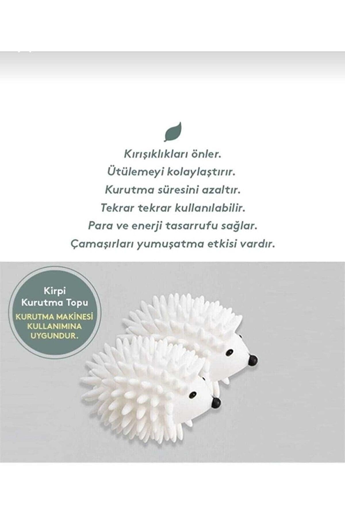 4 Pcs Hedgehog Drying Ball White